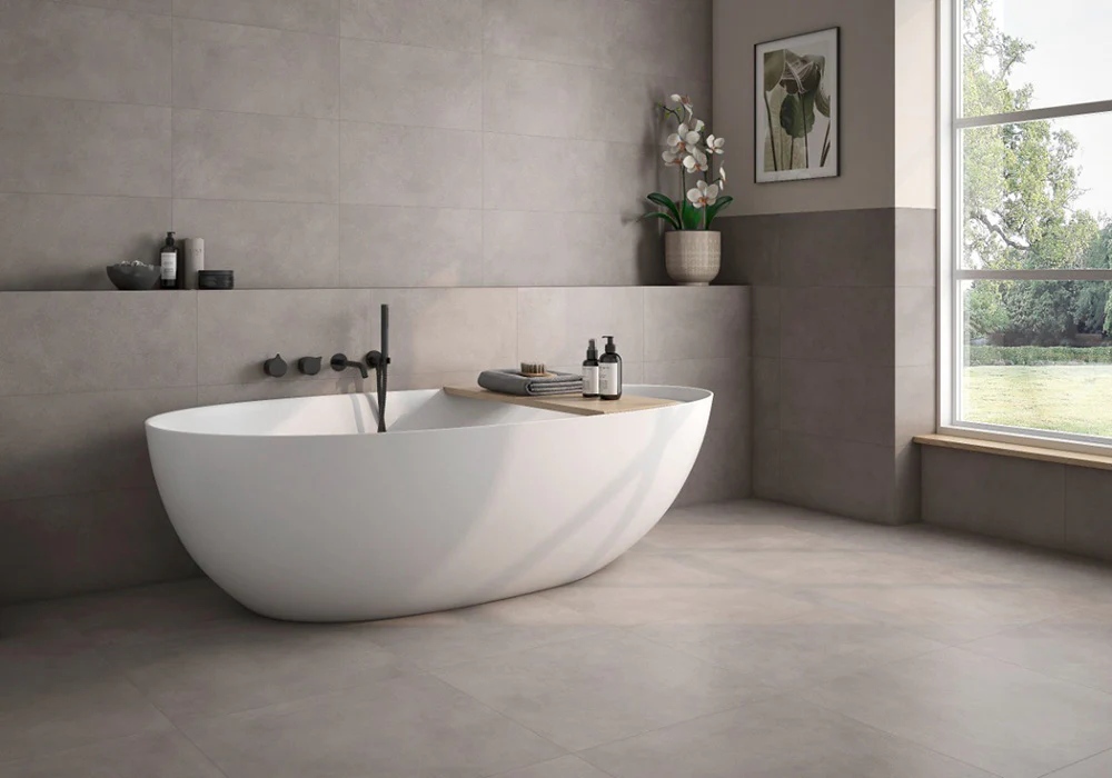 Etna Grey Matt Porcelain 60cm x 60cm - Image 3