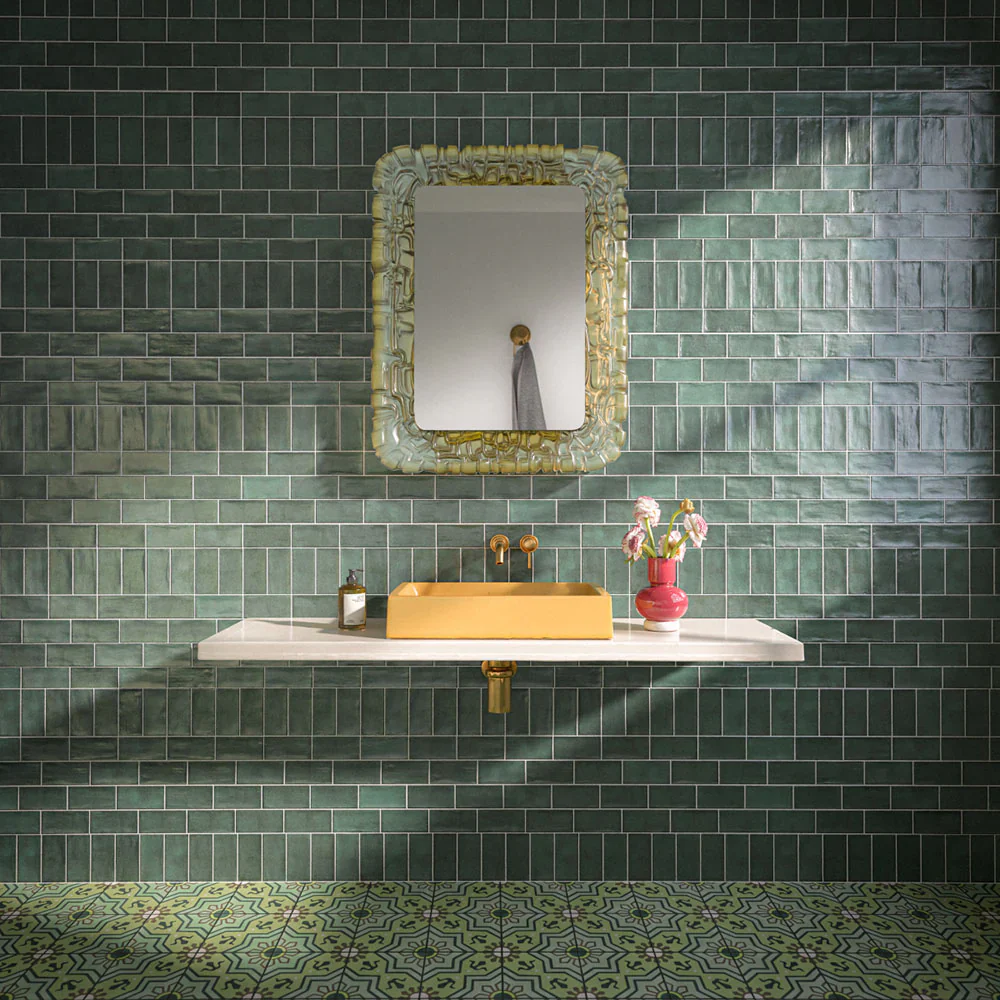 Balthazar Verde | Victorian Moroccan Style | 20cm x 20cm