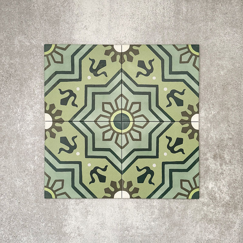 Balthazar Verde | Victorian Moroccan Style | 20cm x 20cm - Image 4