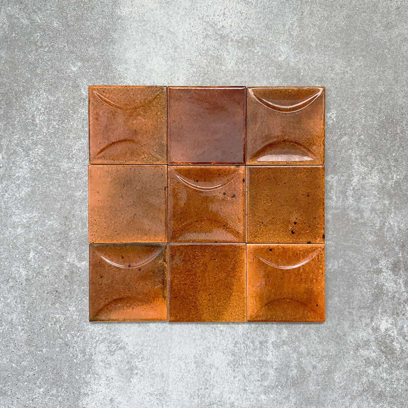 Saigon Amber Decor Square | Wall Tile | Moroccan Style | 10cm x 10cm - Image 4