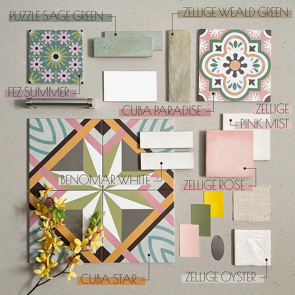 Puzzle Sage Green Brick Rectified | Wall & Floor Tiles | 5cm x 20cm - Image 11