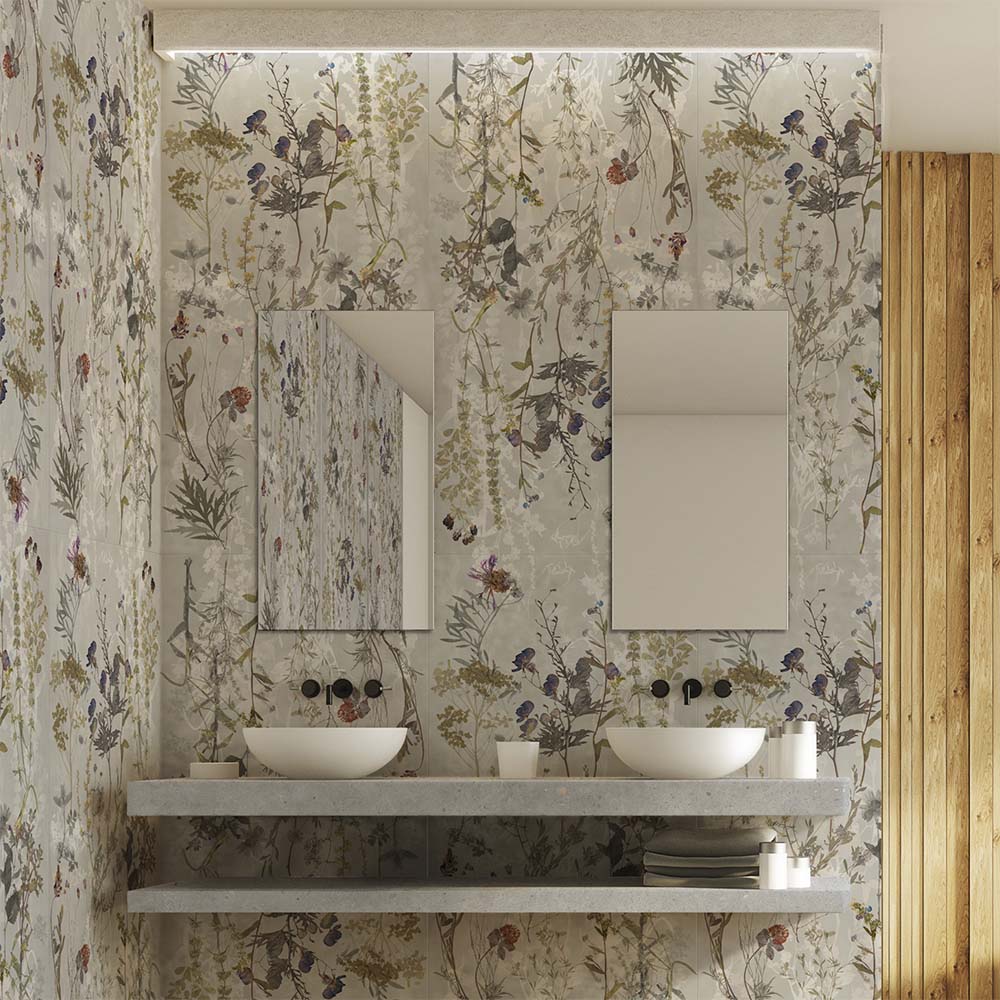 Meadow flowers Decor Tiles | 60cm x 120cm