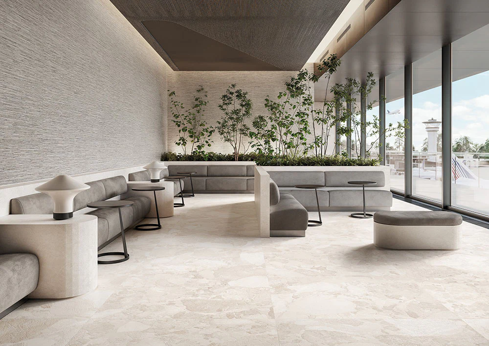 Riad Blanco Sassi Terrazzo Stone | Wall & Floor Tiles | 60cm x 120cm - Image 2