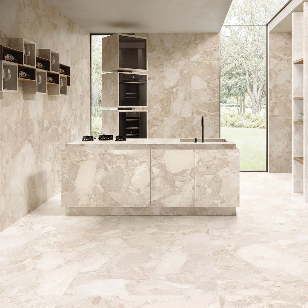 Riad Avorio Sassi Terrazzo Stone | Wall & Floor Tiles | 60cm x 120cm - Image 2