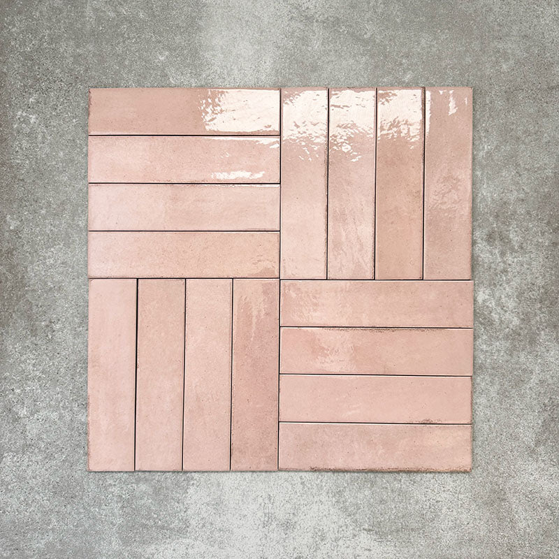 Nomad Rose Brick | Industrial Style Wall Tiles | 6cm x 24.6cm - Image 4