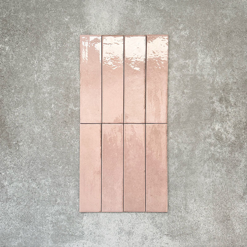 Nomad Rose Brick | Industrial Style Wall Tiles | 6cm x 24.6cm - Image 7