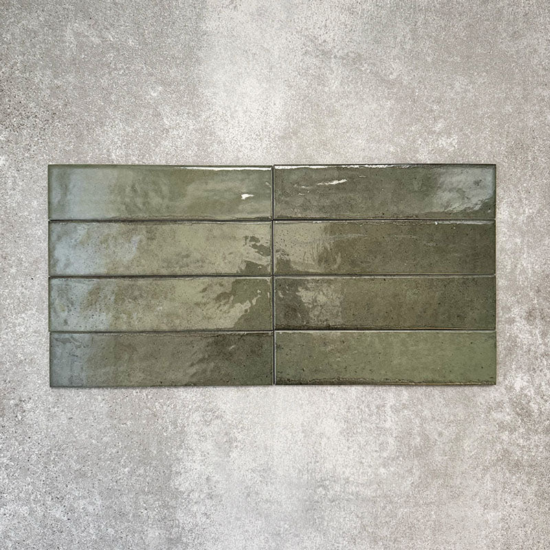 Nomad Sage Green Brick | Industrial Style Wall Tiles | 6cm x 24.6cm - Image 6