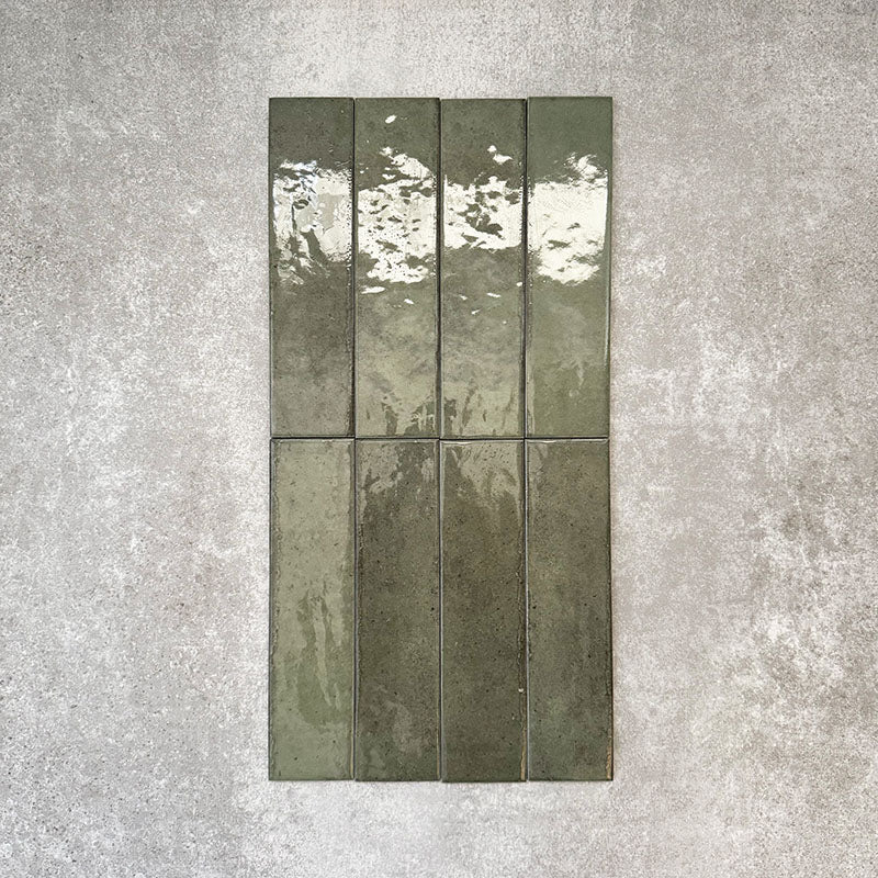 Nomad Sage Green Brick | Industrial Style Wall Tiles | 6cm x 24.6cm - Image 7