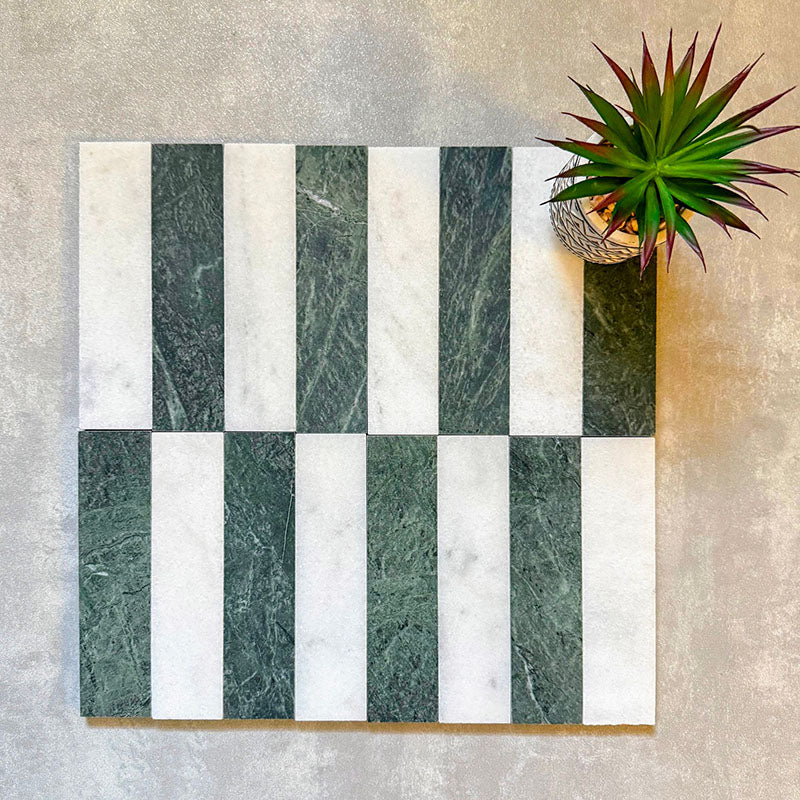 Fayrouz White | Honed Finish | Natural Marble | 5cm x 20cm - Image 3