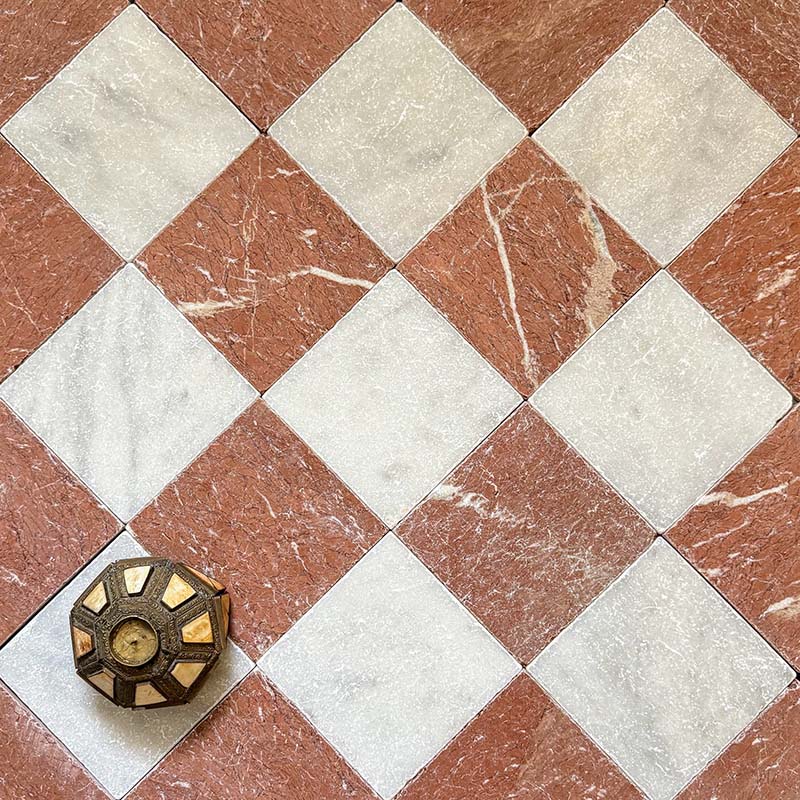 Fayrouz White | Tumbled Finish | Natural Marble | 15.2cm x 15.2cm - Image 4