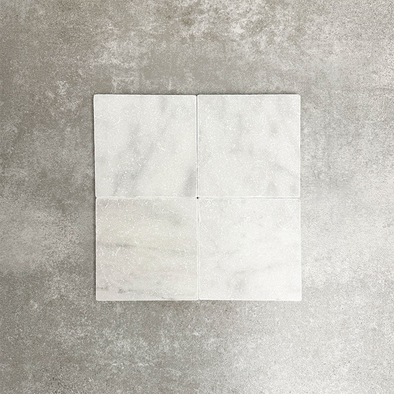 Fayrouz White | Tumbled Finish | Natural Marble | 15.2cm x 15.2cm - Image 6