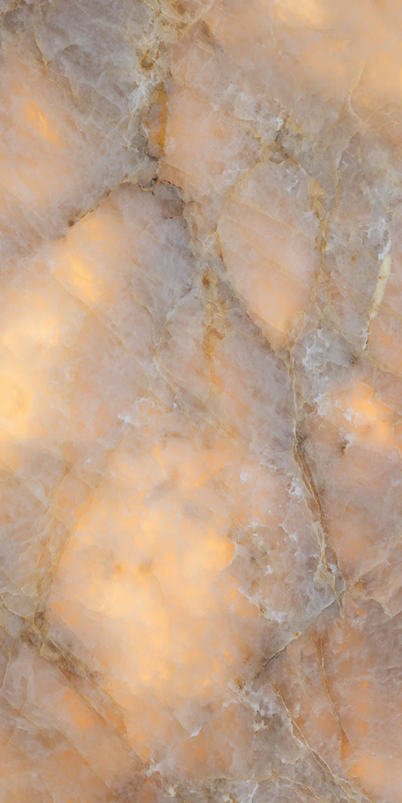Lumen Precious Stone | Amber Polished Porcelain Tiles | 60cm x 120cm - Image 3