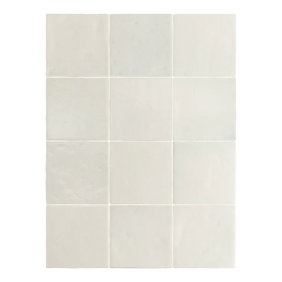 FULL TILE SAMPLE Bora Bora Square White Sand | 10cm x 10cm