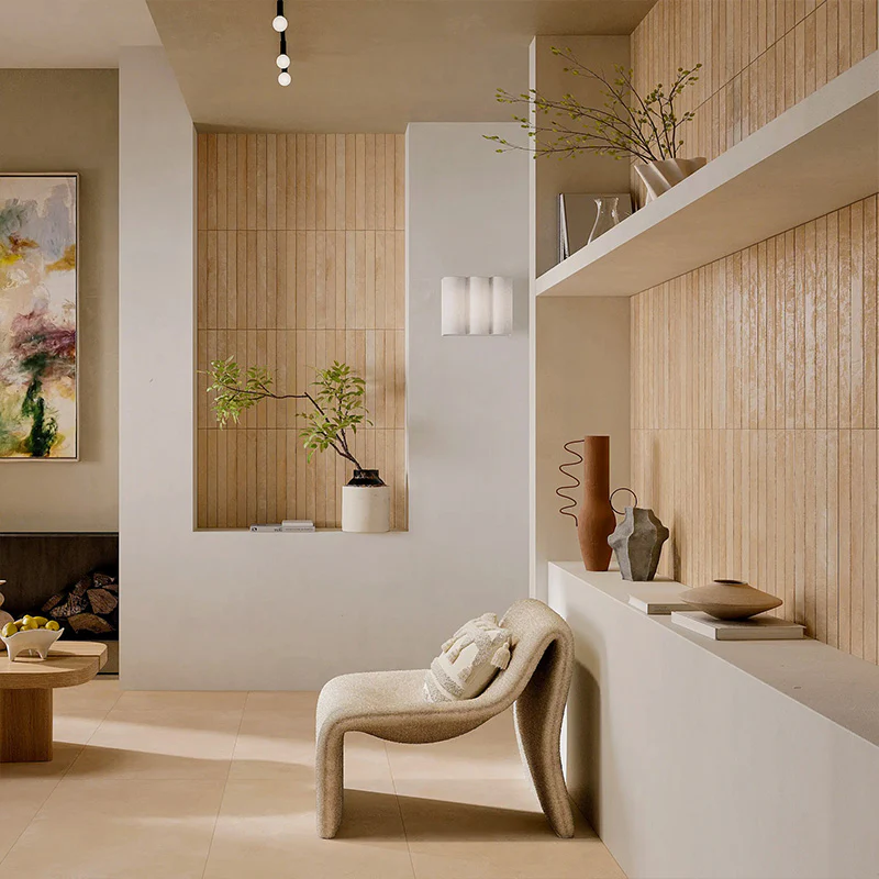 Jumairah Clay | Matt | Porcelain Wall and Floor Tiles | 5cm x 40cm - Image 3