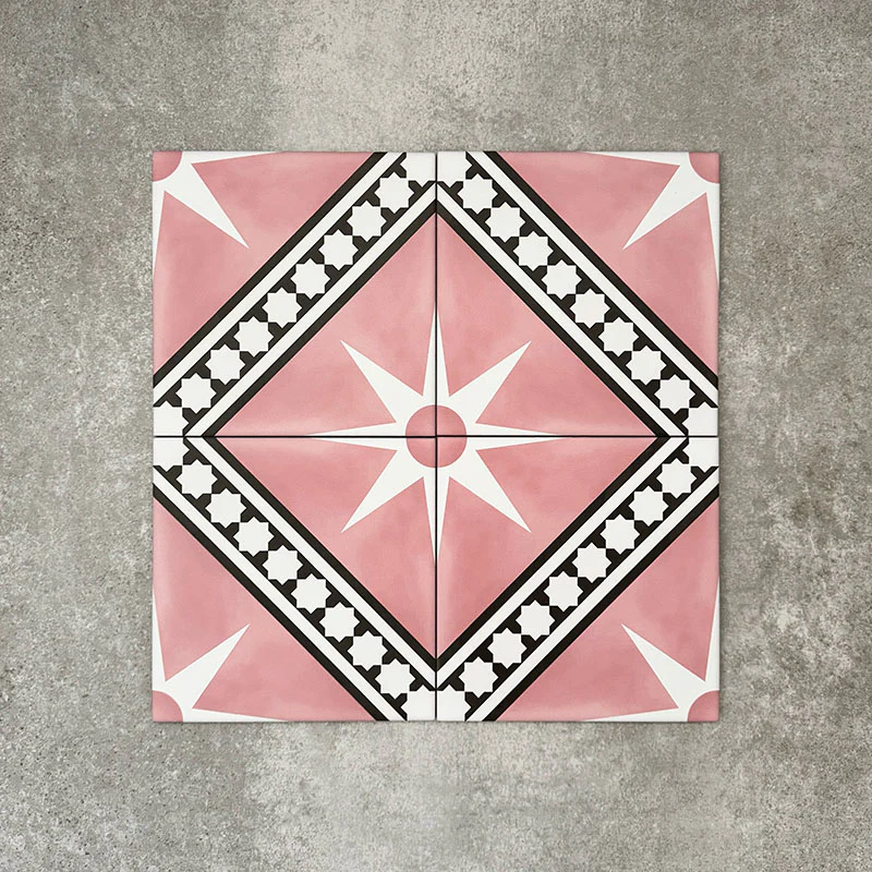 Gilgamesh Pink | Moroccan Style | 20cm x 20cm - Image 4