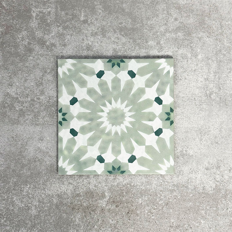 Fez Jade Green | Moroccan Style | 20cm x 20cm - Image 6