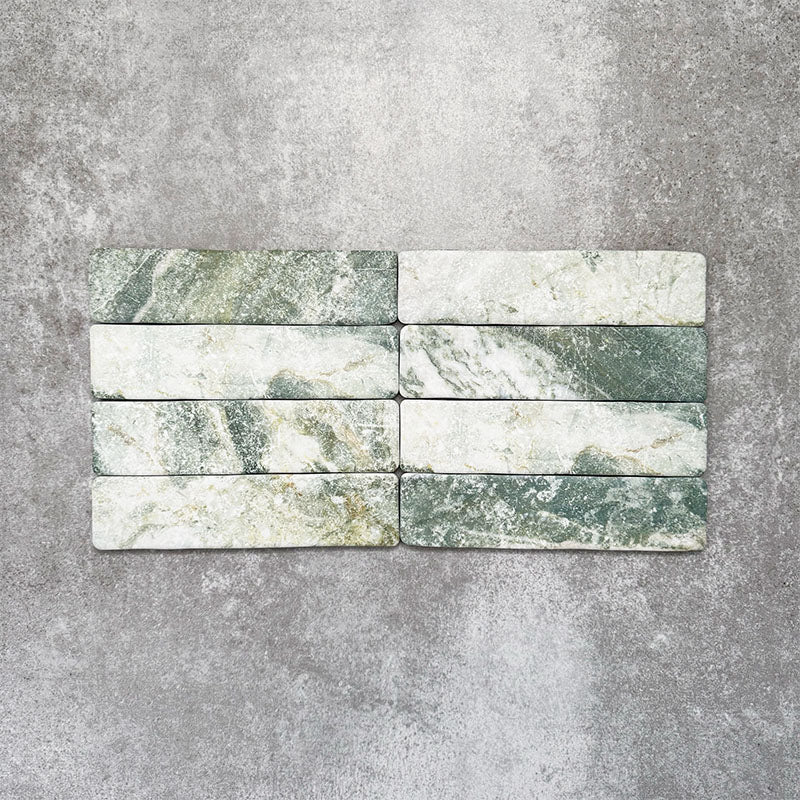 Amalfi Brick Salvia | Vintage Marble Wall & Floor Tiles | 5.4cm x 22cm - Image 7