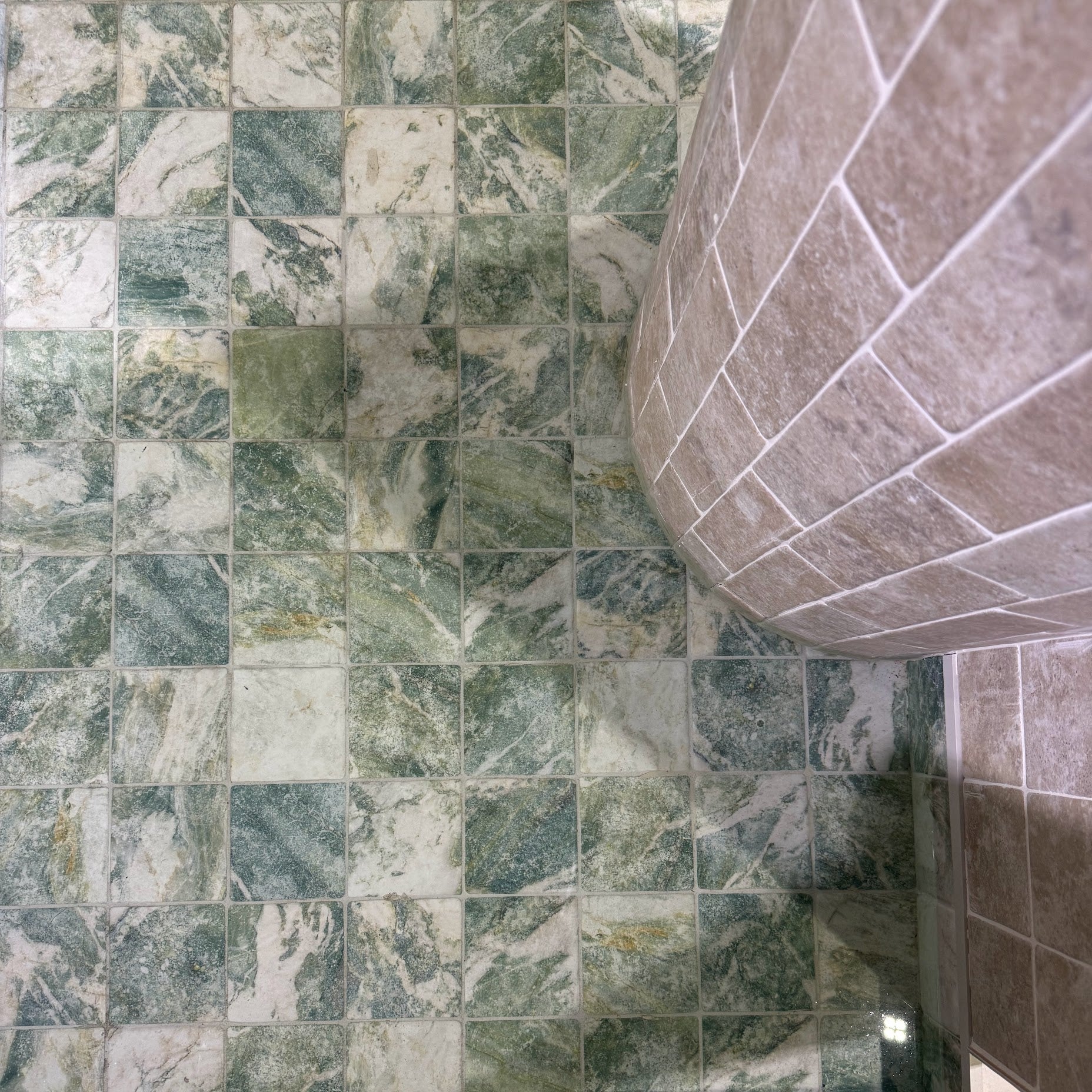 Amalfi Square Salvia | Vintage Marble Wall & Floor Tiles | 11cm x 11cm - Image 3