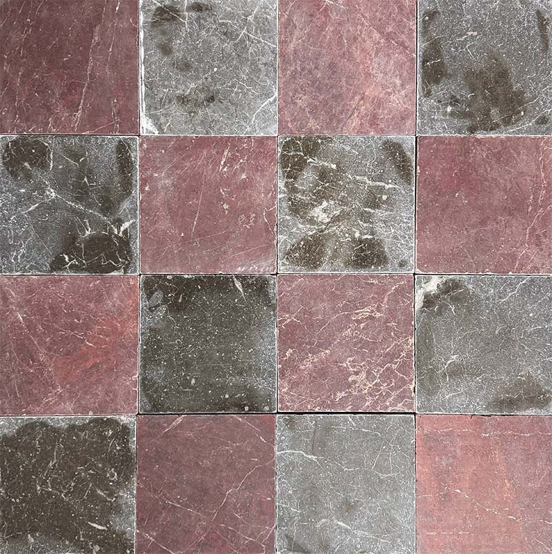 Fayrouz Burgundy Red | Tumbled Finish | Natural Marble | 15.2cm x 15.2cm - Image 6