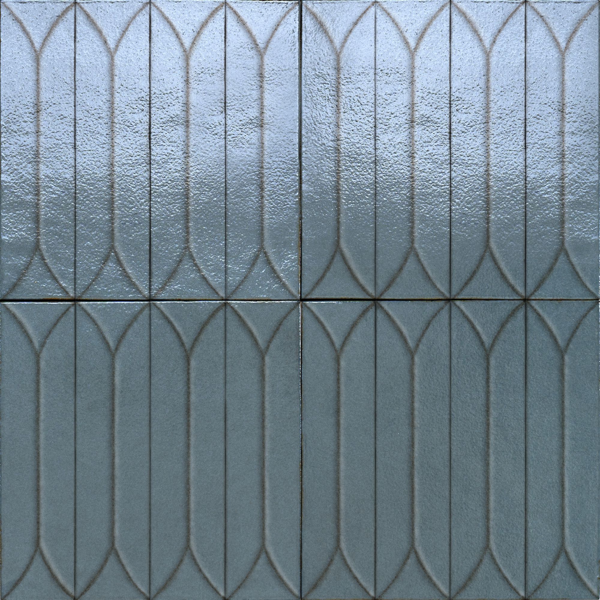 Baroque Decor Laguna Blue Porcelain Wall Tiles 9.1cm x 37.5cm - Image 5