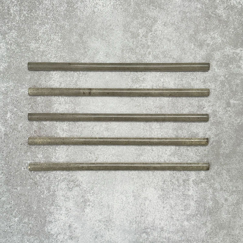 Allegra Sage Green | Gloss Tile | Pencil Bullnose Border Tile | 1.2cm x 30cm - Image 2