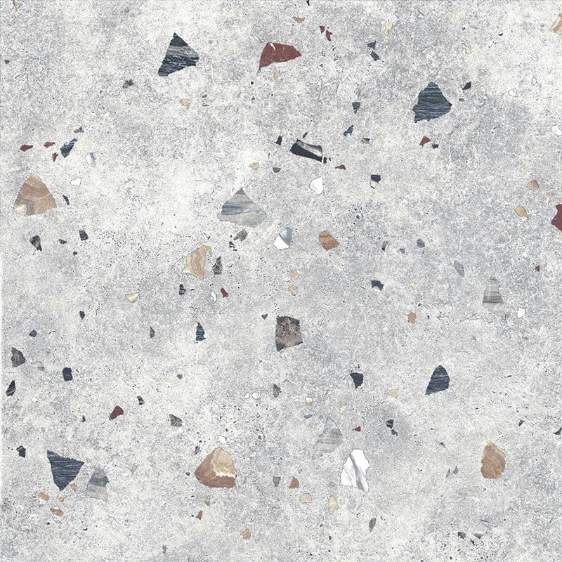 Jericho Silver Terrazzo Square Wall & Floor Tiles 66cm x 66cm - Image 4