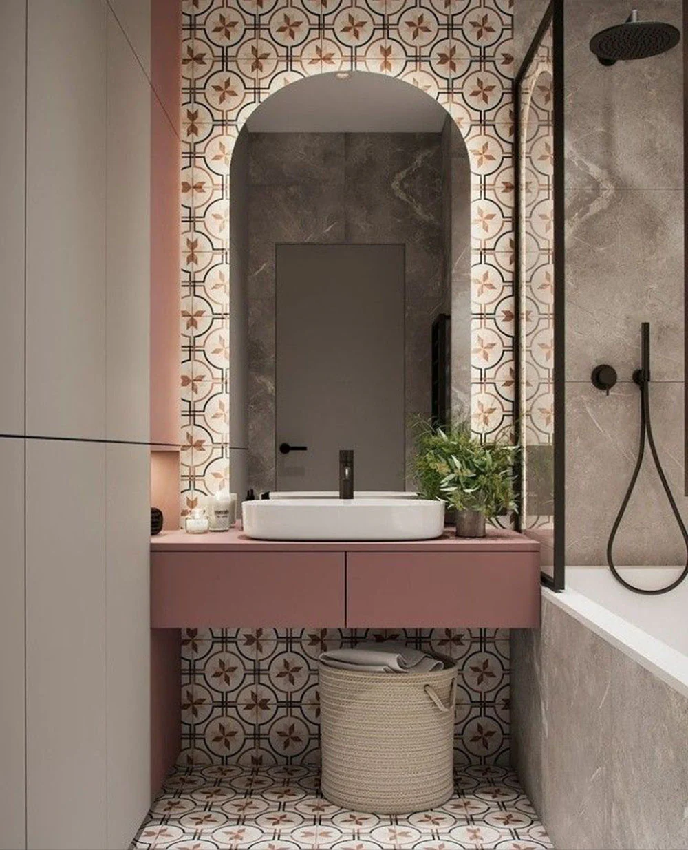 Viscount Rose | Victorian Style | Wall and Floor Tiles | 20cm x 20cm - Image 2
