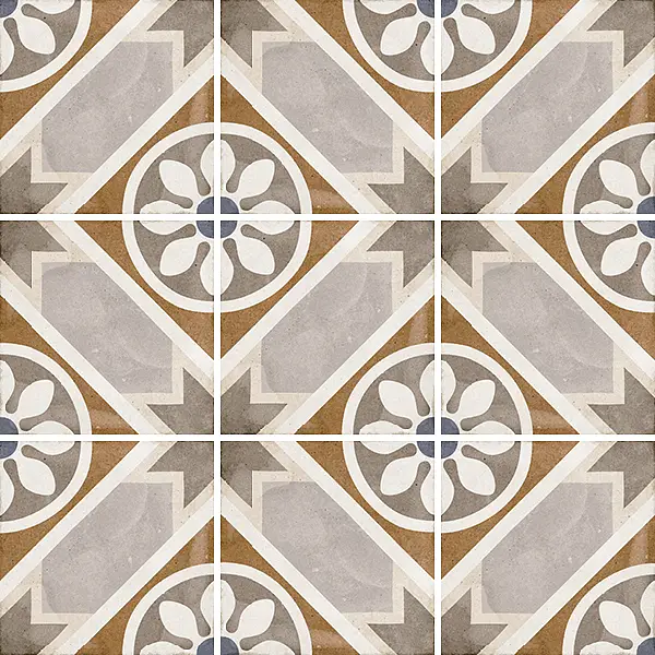 FULL TILE SAMPLE Viscount Heythrop Victorian | Wall and Floor Tiles | 20cm x 20cm