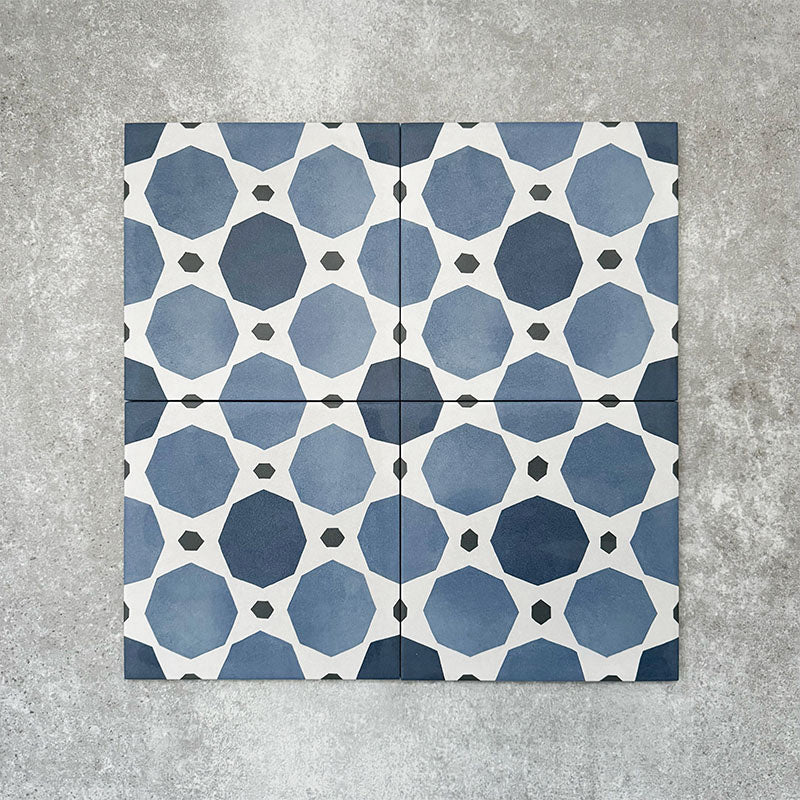 Viscount Sapphire | Victorian Style | Wall and Floor Tiles | 20cm x 20cm - Image 3